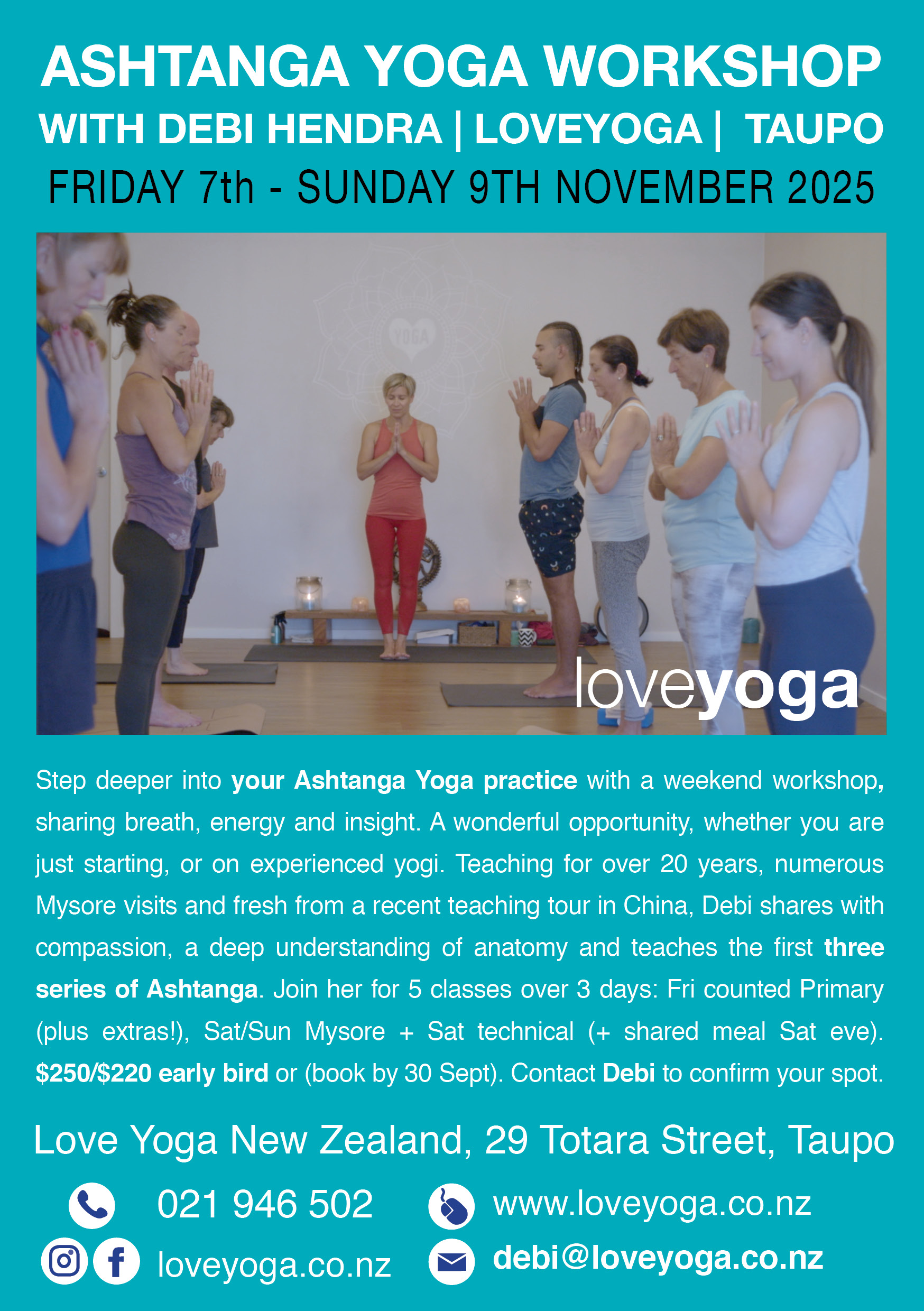 Ashtanga Yoga Workshop Nov25